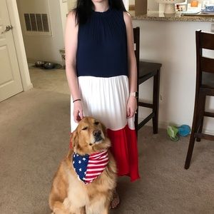 Patriotic maxi dress